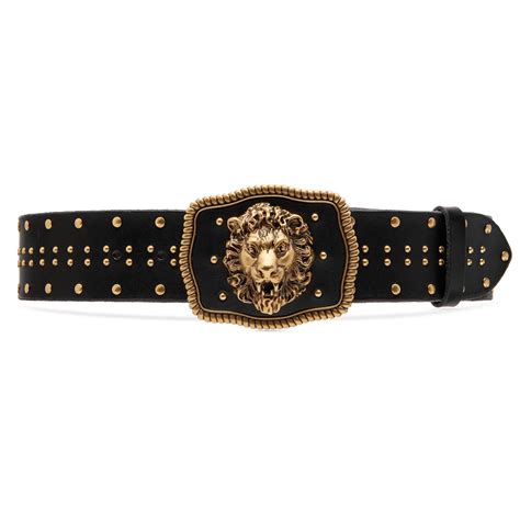 gucci belt with lion print|gucci leather suitcase.